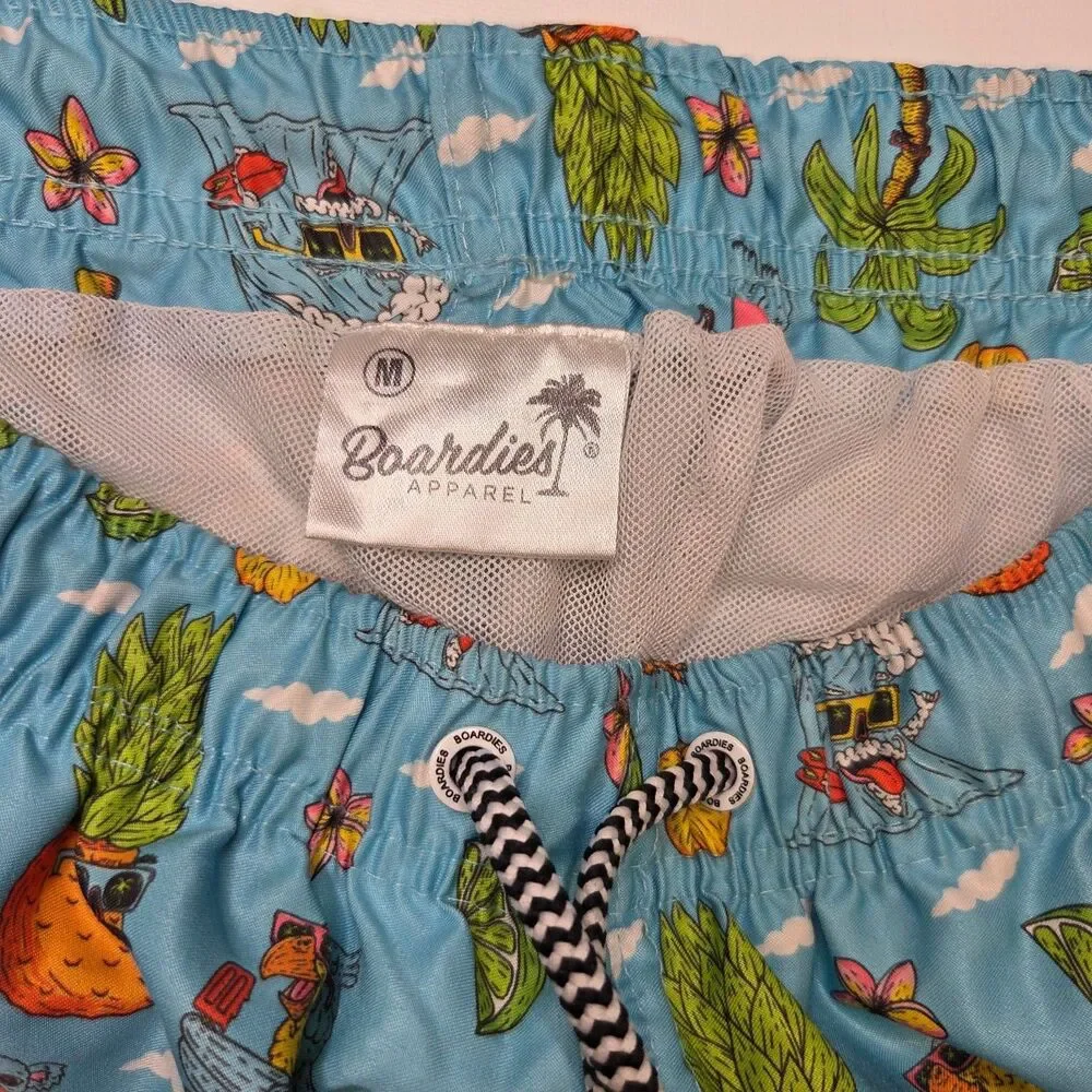 BOARDIES Swim Shorts Mulga Koala Blue Tropical Medium